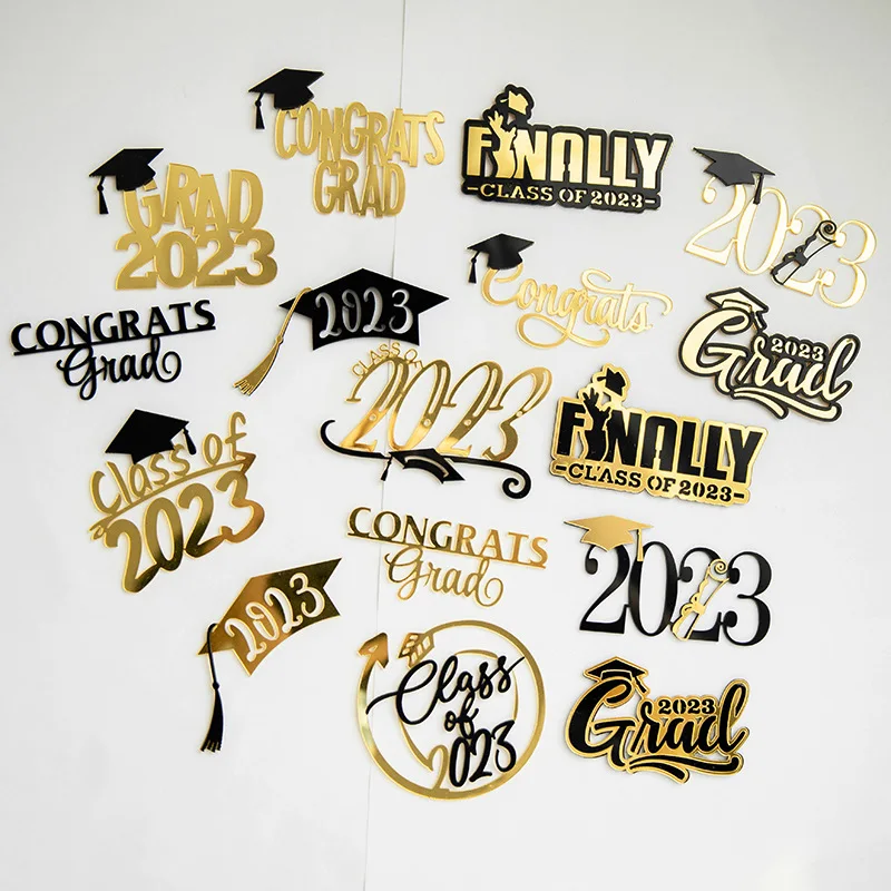 Graduation season cupcake acrylic sailing boat celebrate cake decoration cake topper suppliers