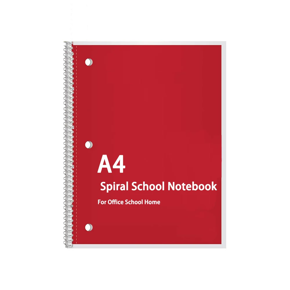 High quality Wholesale LOGO print-on-demand Custom spiral notebook A4 A5 School Journals Spiral For KIDS man&woman OEM