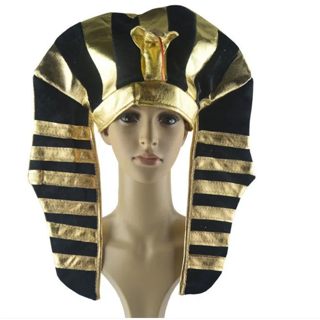 Black & Gold Egyptian Pharaoh Hat