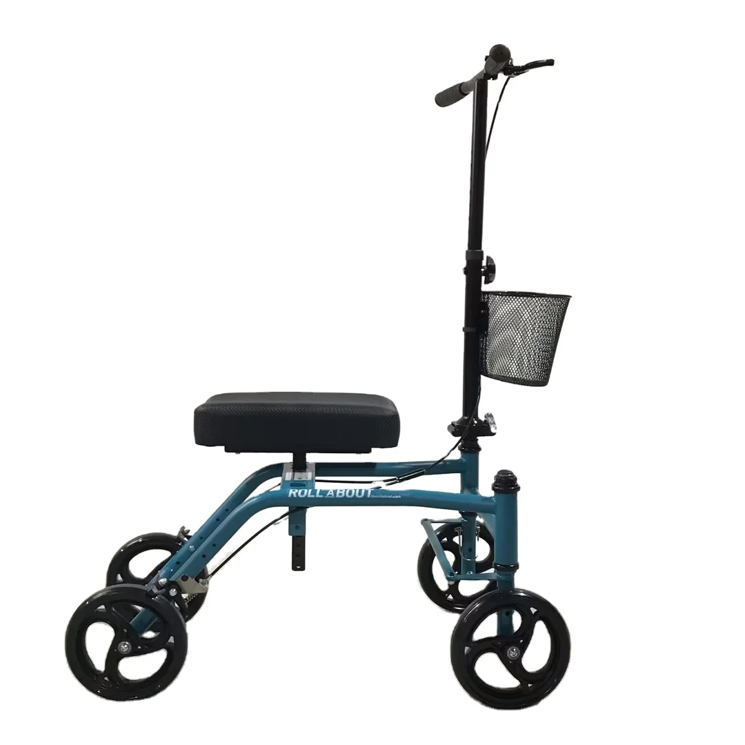 2025 Medical Rehabilitation Knee Walker Physical Therapy Training Equipment Handicap Scooter Lightweight Disabled Walking Aids