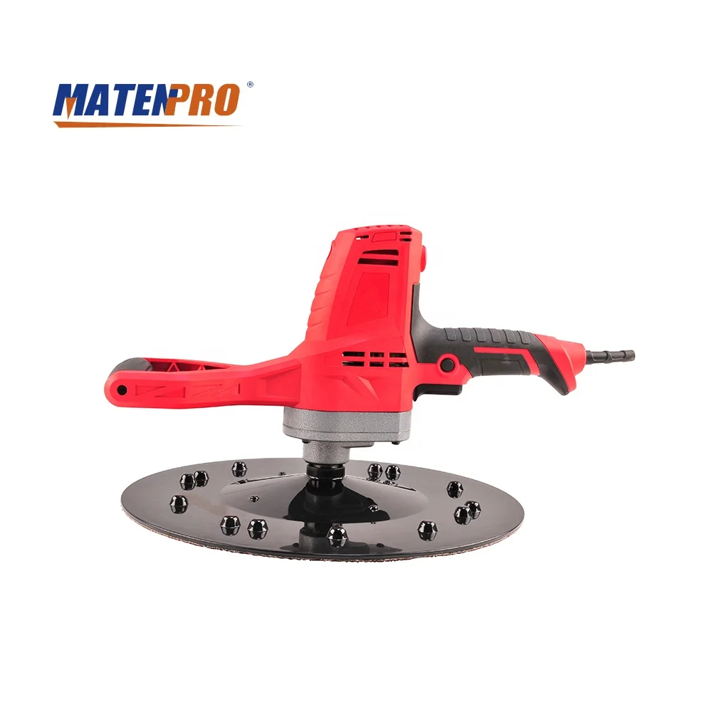 Cement Electric Sander Machine variable speed Detachable Pad Multi functional