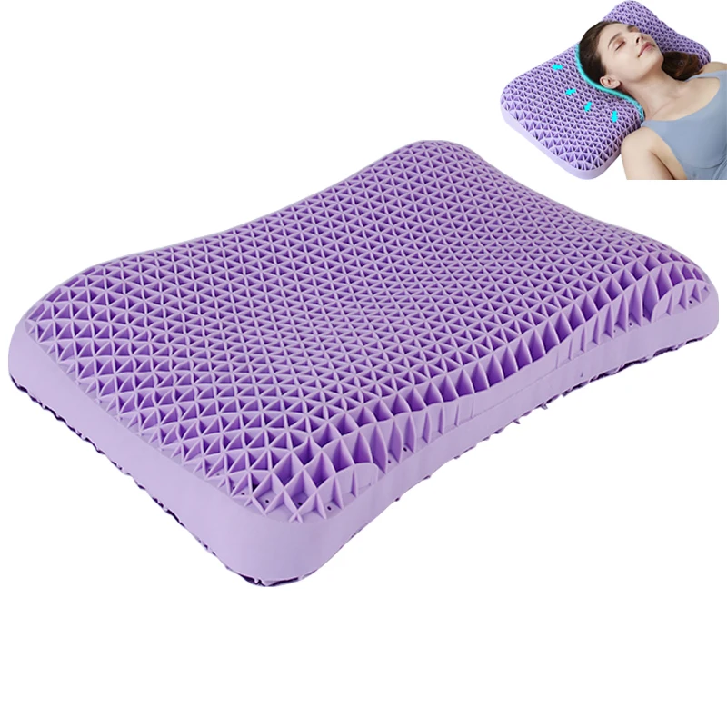 Bed pillow TPE Bed Pillow  Thermoplastic Elastomer Washable Pillow