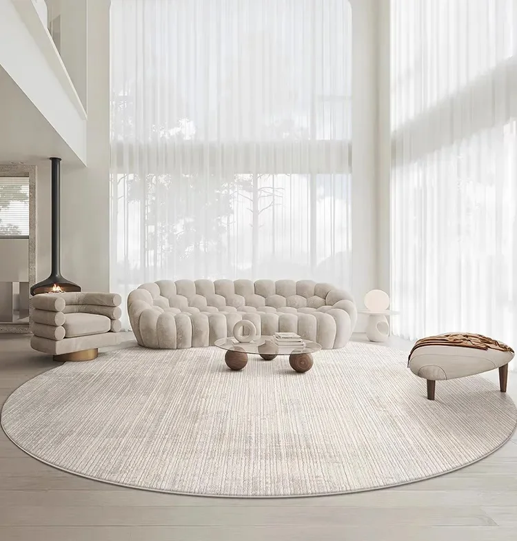 Custom Luxury Nordic Living Room Rugs Gold Luxury Carpet Design Rug Modern Rectangular Area Rug