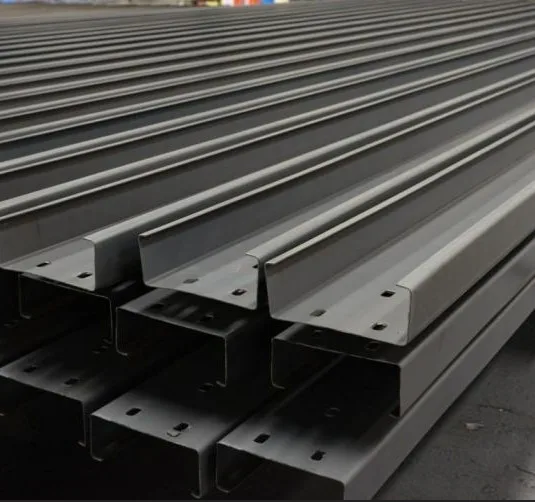 S235jrg angle steel perforated construction galvanized steel c channel hot dipped galvanized c steel profile