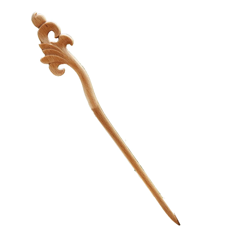 Wooden Hair Sticks Retro Wooden Hairpin Chinese Vintage Hair Handmade Carved for Women Bun Chignon Holder Accessories