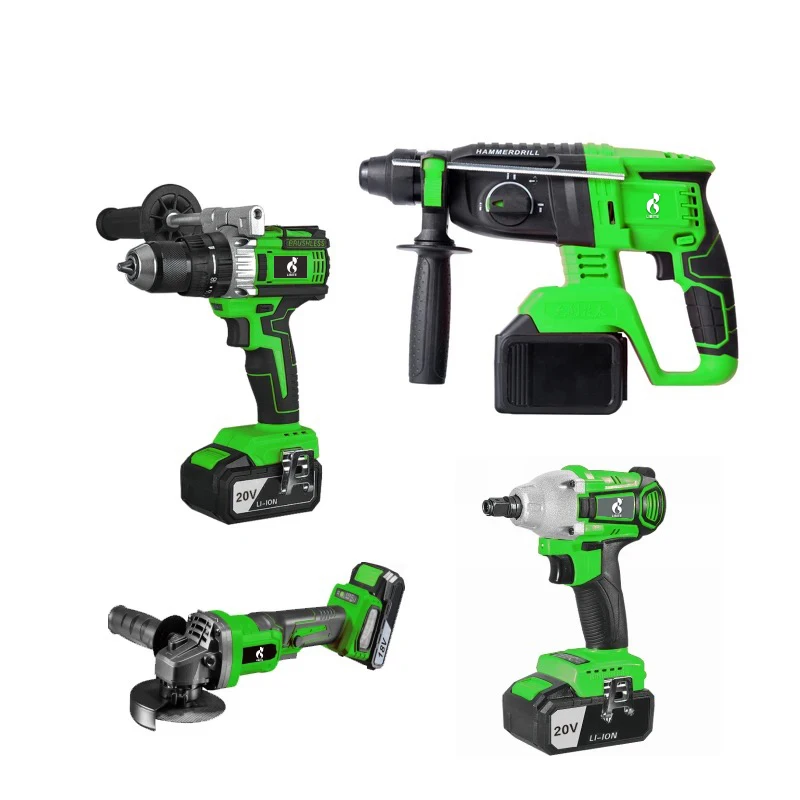 Libite Factory 21v Power Drills Tool Set Kit Portable Electric Cordless Brushless 18v Cordless Drill Lithium Battery Power Tools