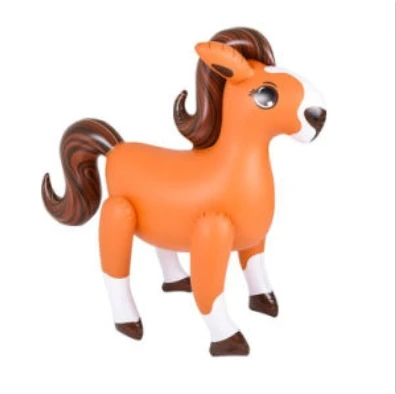 factory customized eco-friendly vinyl jumbo inflatable pony durable PVC blow up little horse farm animal toys for kids