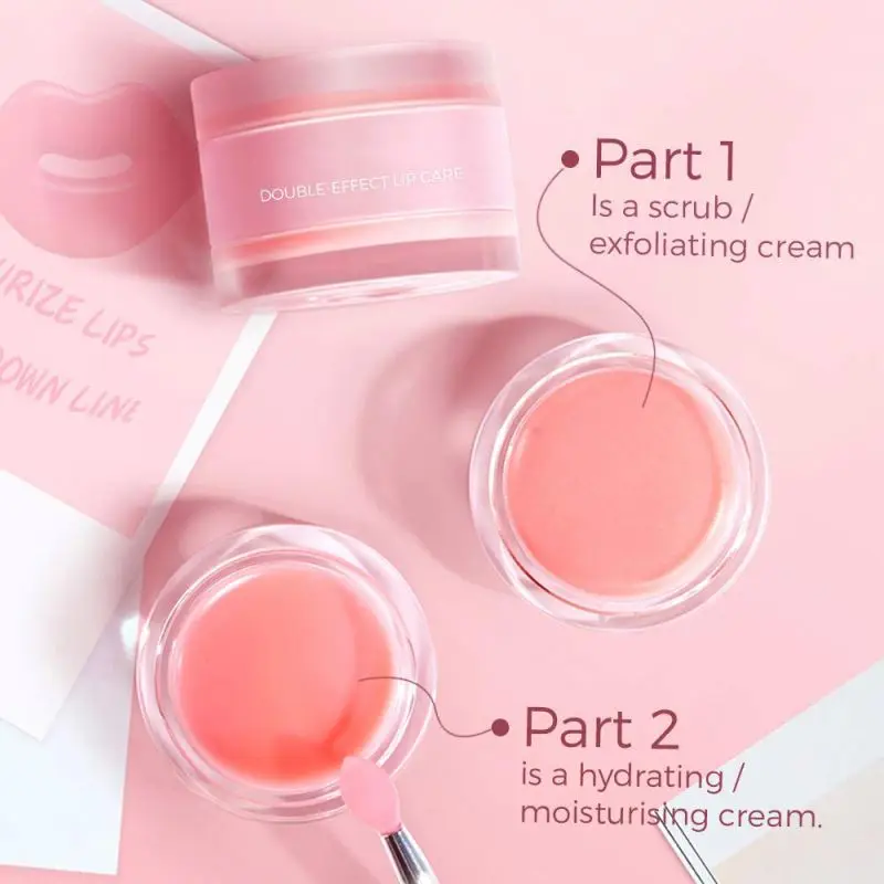 Wholesale Custom Logo Lip Lightening Natural Sugar Vegan Organic Exfoliator Private Label Lip Scrubs