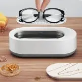 EraClean Ultrasonic Cleaner Portable 45000Hz High Frequency Vibration Ultrasonic Cleaning Machine Jewelry Glasses Watch Cleaning