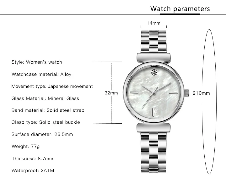 Women Quartz Watch Women's Watches Brand Luxury Fashion Ladies Watch
