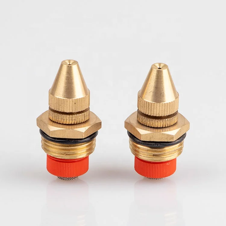 1/2 rockery Brass Adjustable atomizing nozzle,Water Spray fine mist Irrigation nozzle