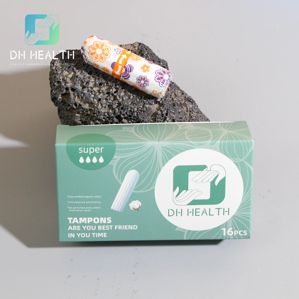 100% Organic Soft Cotton Tampons High Quality Disposable For Women Private