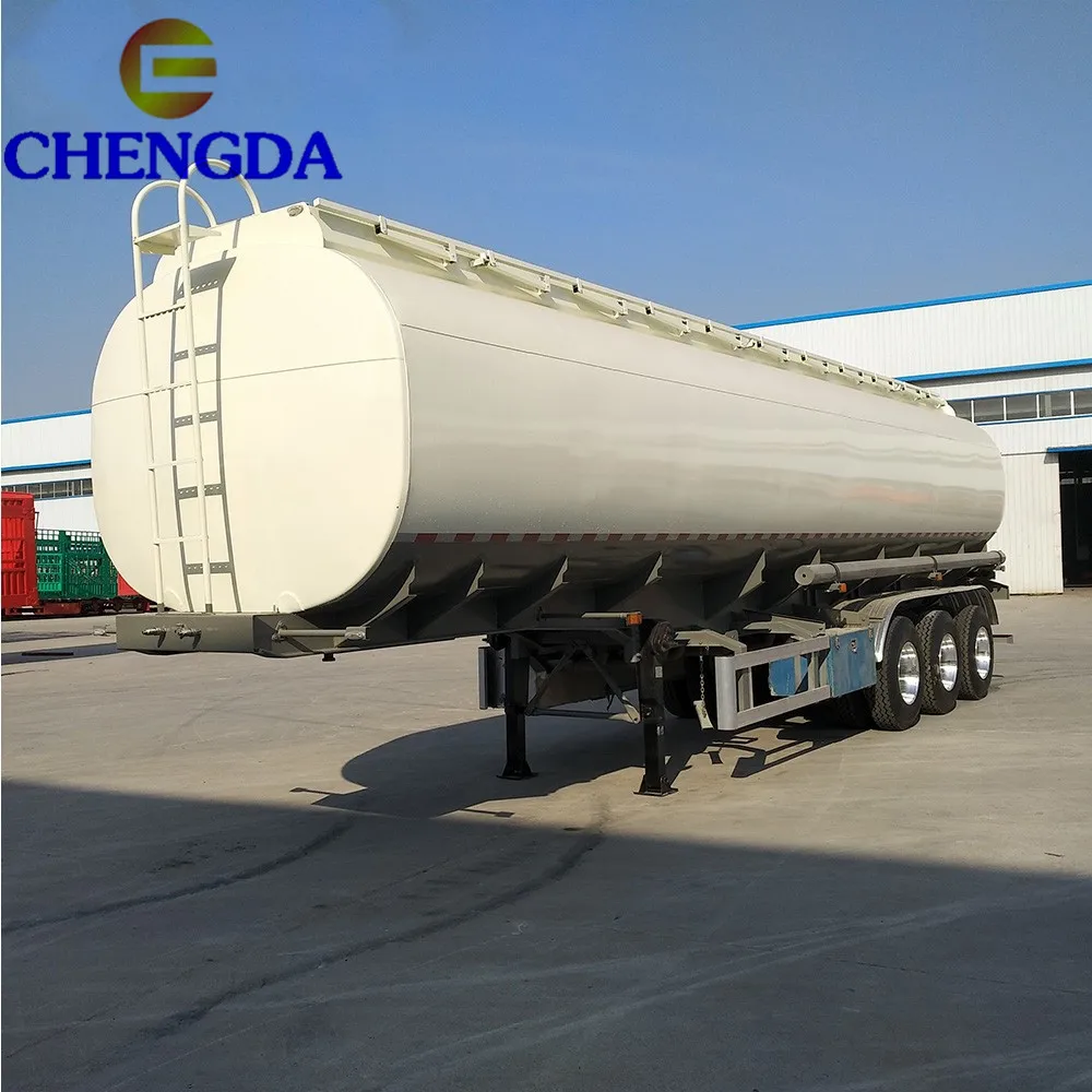 3 Axles 45000 50000 60000 Liters Fuel Tank Truck Trailer Petrol Gasoline Diesel Oil Fuel Tanker Semi Trailer