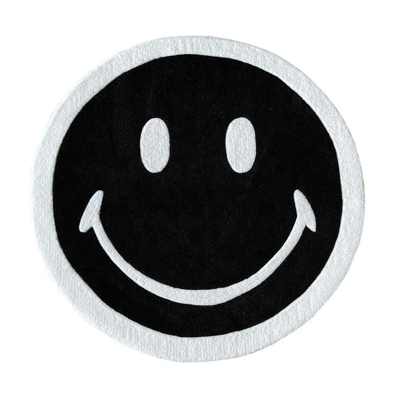 Soft Acrylic Fabric Non Slip Backing Character Cartoon Bedroom Shaggy  Area Rugs