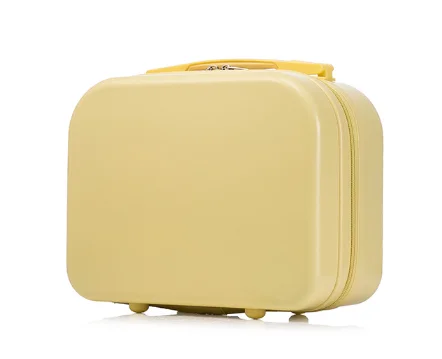Custom Design mini suitcase luggage travel Storage bag promotion gift candy color small packing box Waterproof girl Makeup Case