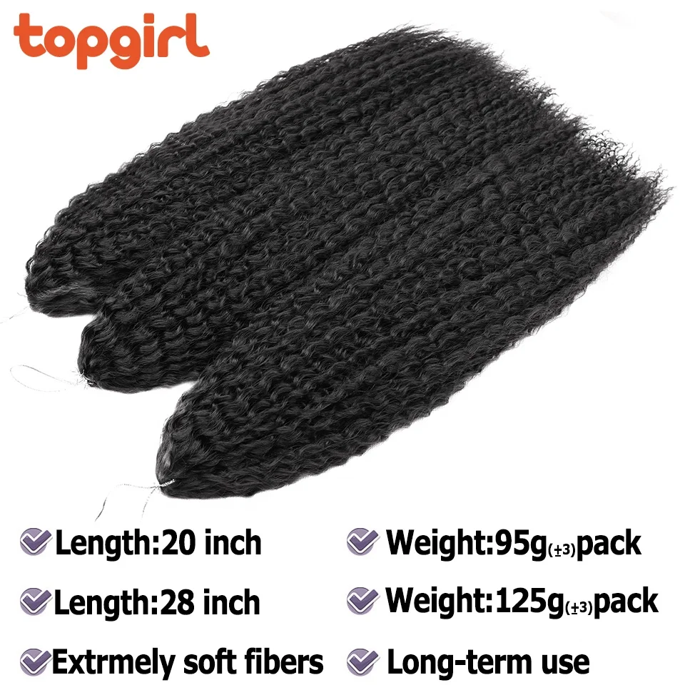 Brazilian Braids High Temperature Fiber Synthetic Ombre Pink Russia Curls Kinky Curly Crochet Braiding Hair Extensions for Women