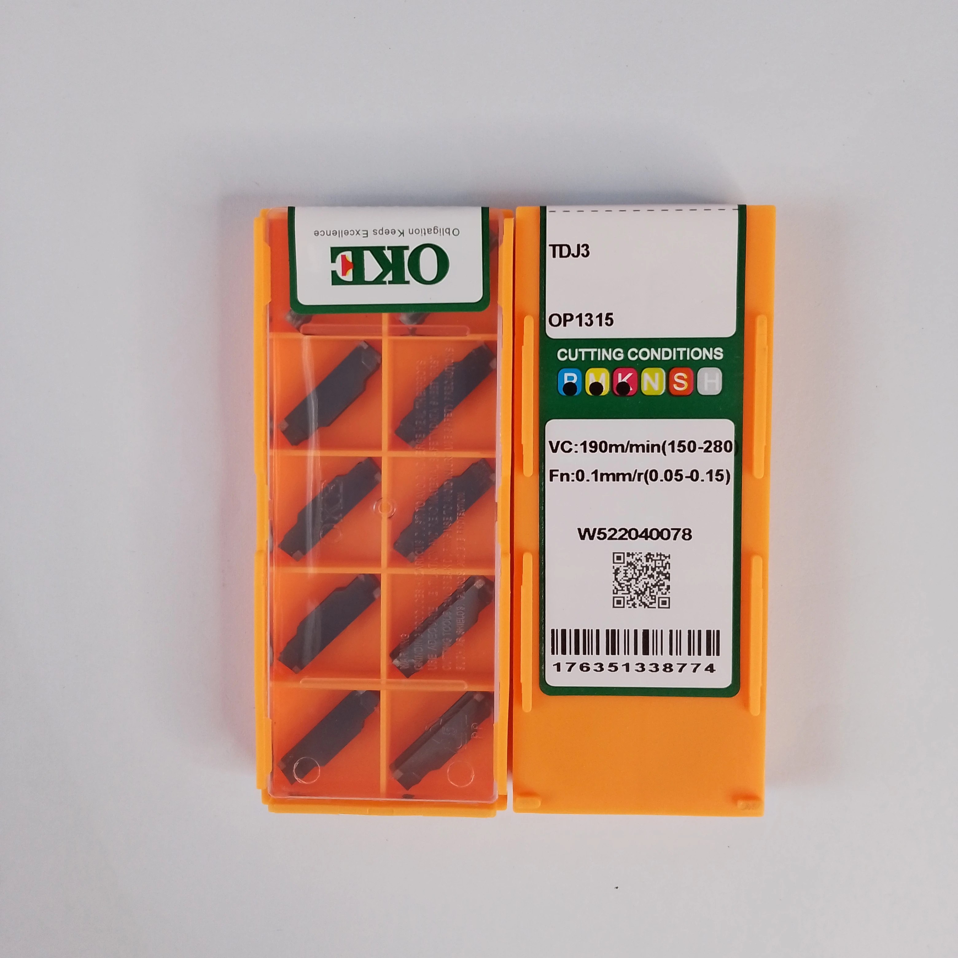 HUAZHICHUN Original TDJ3-OP1315 Carbide Grooving Inserts CNC Lathe Tools For P and M