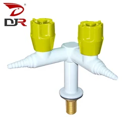 Laboratory accessories 4-ways brass gas cock/faucet/tap/outlet