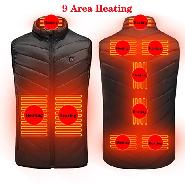 Wholesale Unisex Smart Heated Vest Adjustable Warm Clothing Men Women Rechargeable Winter Vest