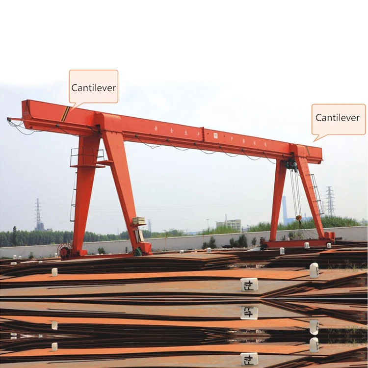 Single beam boxed girder gantry crane MH general design for sale single lift speed 8m/min