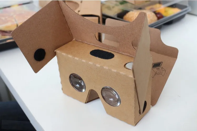  Горячие продажи 3D Google HD VR бумажные стаканы с повязкой на