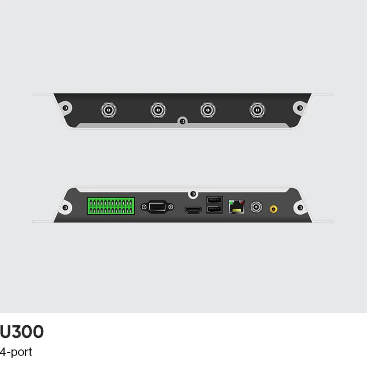 Беспроводная U300-4 портативная промышленная КПК с высоким коэффициентом усиления круговая поляризованная антенна фиксированная Rfid Uhf-ридер Android 11 Bluetooth
