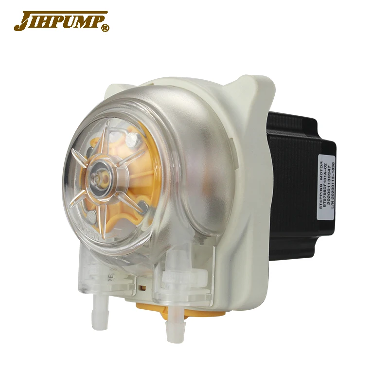 JIHPUMP Laundry Detergent Dispensing Chemical  Peristaltic Pump 24V Gas Smoke Water cooling liquid Wastewater Dosing pump