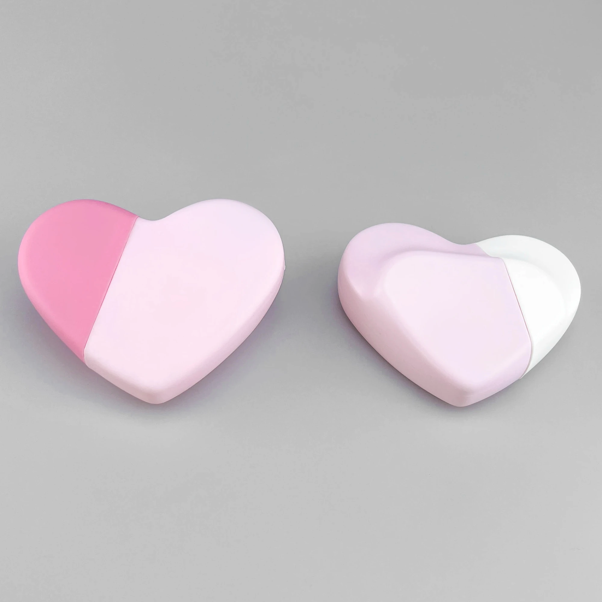 New design 50ml heart shaped sunscreen bottle sunblock bottle packaging hand cream tube container plastic squeeze