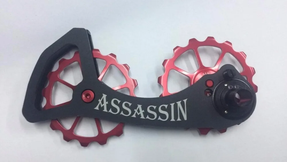 ASSASSIN Bicycle caRear Derailleur Pulleys Wheel 16T-16T Bike Jockey Wheel For Shimano 6800 6870 9000 9070 Bicycle Parts Ultegra