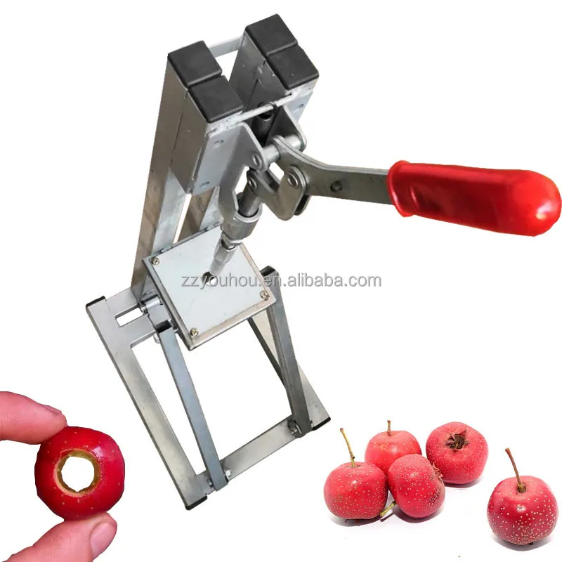 Easy operation manual hawthorn core remove olive pitter red dates pitting machine tools green dates