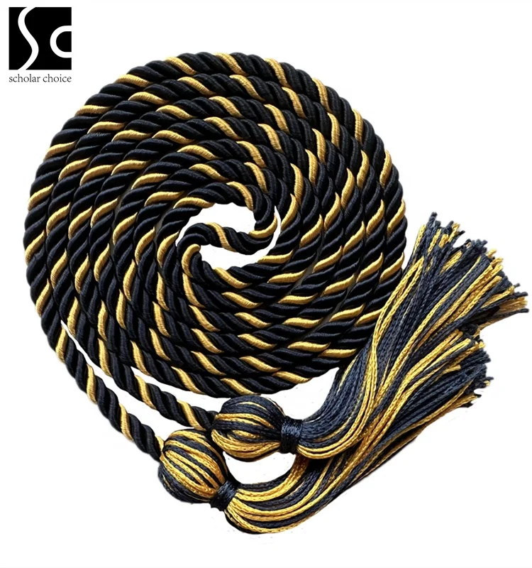 cord cords navy/light blue two color  Academic-Grade   graduation cord graduation honor cords