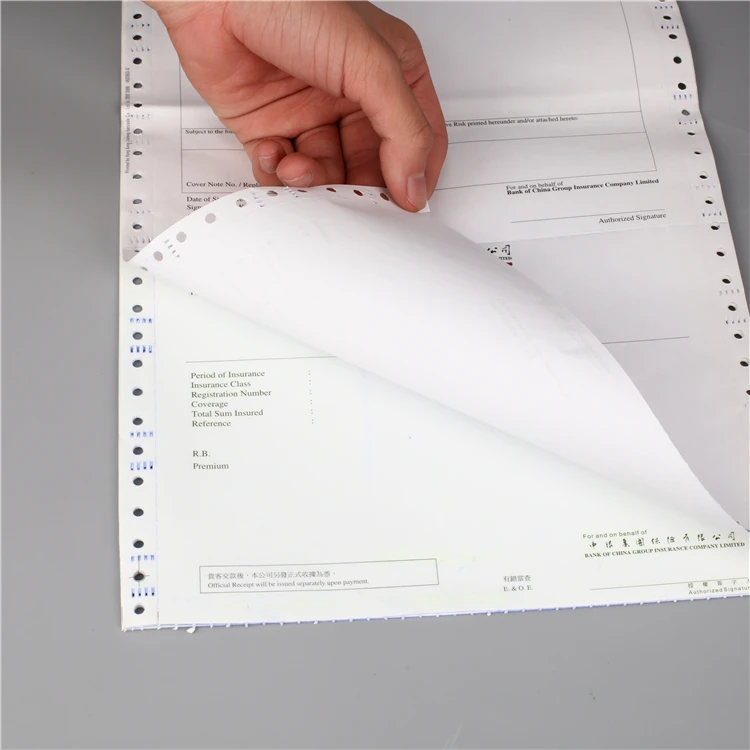  Factory Direct Sale 100% Raw Wood Pulp Widely Used Carbonless Paper Computer