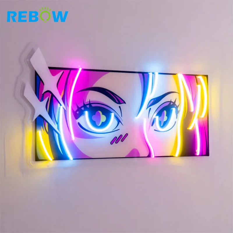 Free Design Customized Led Neon Logo Sign UV Printed Neon Sign
