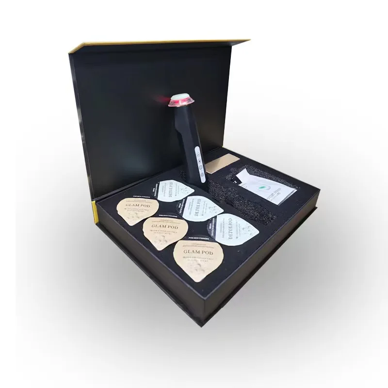 2024 новейший портативный CO2 Пузырьковые капсулы для оксигенации, перезаряжаемый кислородный аппарат для подтяжки кожи лица, удаление морщин