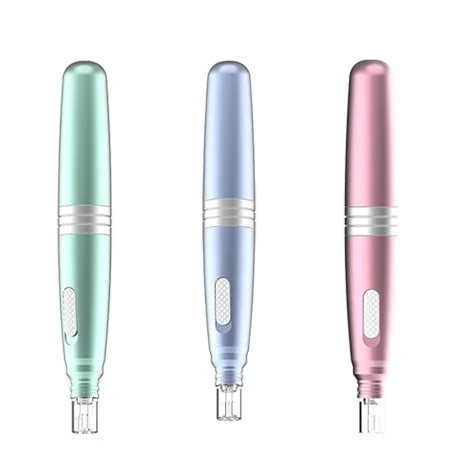 Home Use Skin Care Tool Beauty Equipment Electric MTS Meso Agujas Derma Roller Disposable Silicon Cartridge Nano Needling Pen
