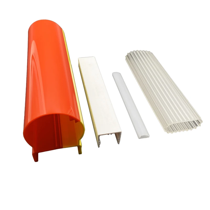 Extrusion Round Polycarbonate Tube White Plastic Profile