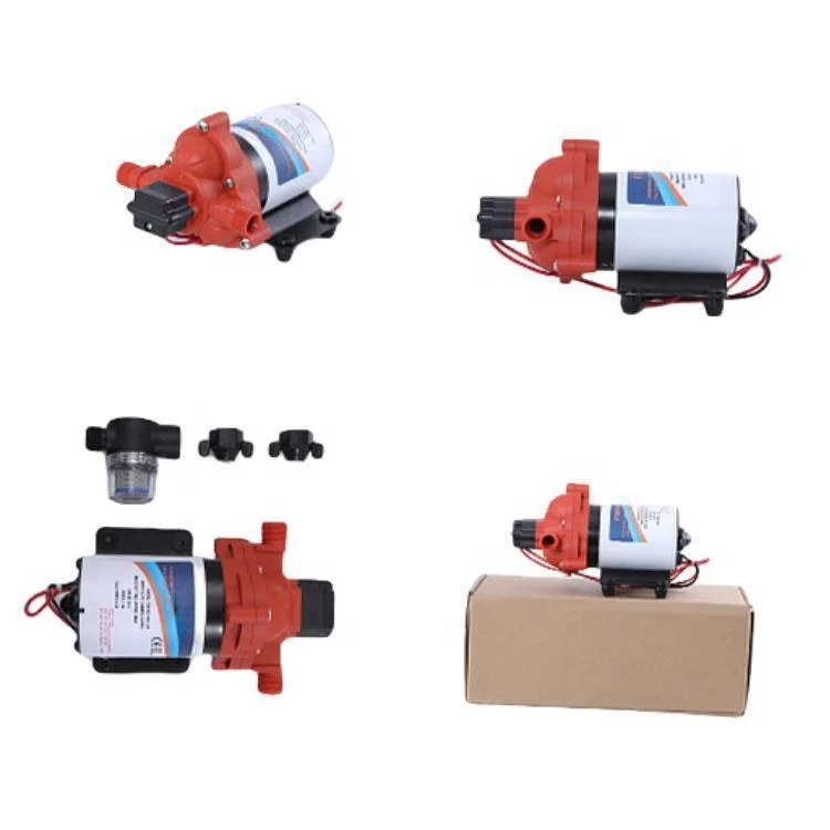 12V DC 3.3GPM 45PSI RV Water Pump Fresh Water Transfer Pump with Pressure Switch Quiet for Sprayer Marine Camper Travel Trailer