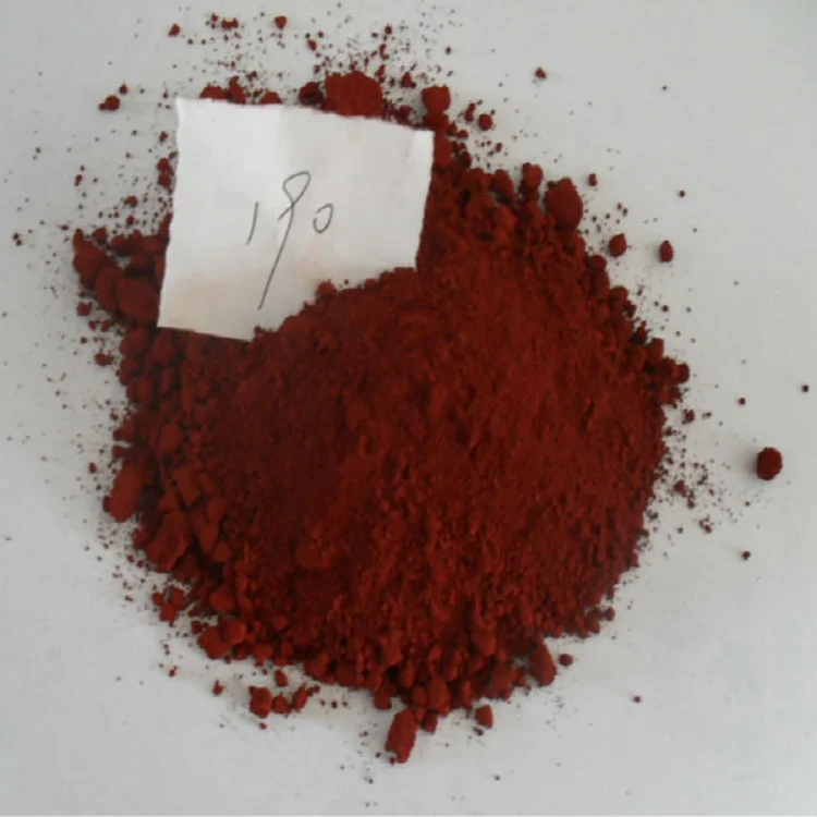 high purity superfine iron oxide red powde  190 r for leather