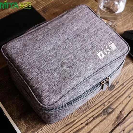 New Style Waterproof Portable USB Charger Organizer Bag Travel Cable Storage Bag