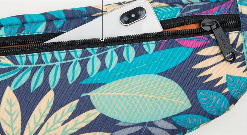 Designer Promotion Solid Nylon Running Bag Fanny Pack