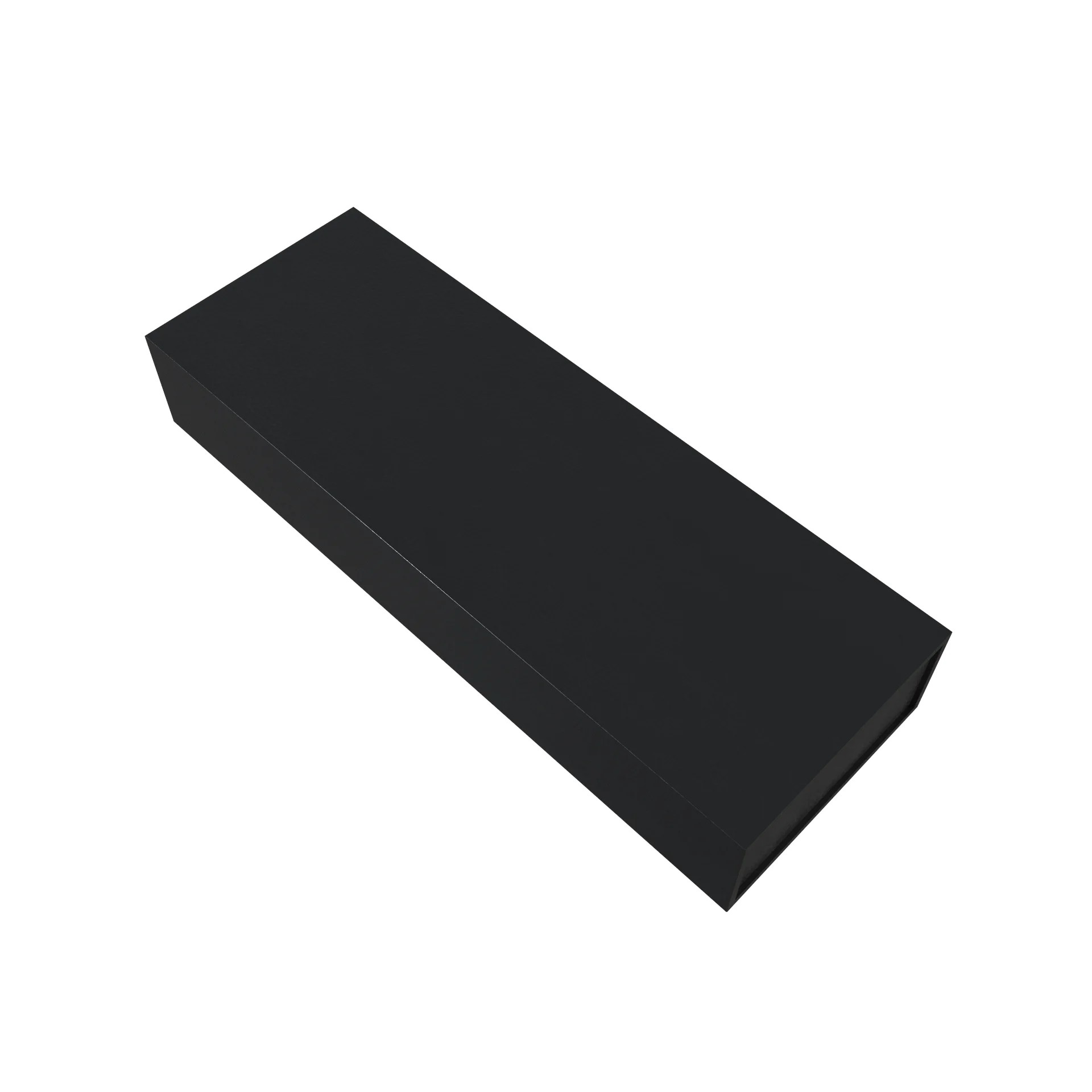 Бумажная ручка Подарочная коробка ящик для ручки упаковочная с пенным логотипом длинный узкий черный картон перерабатываемый ручек