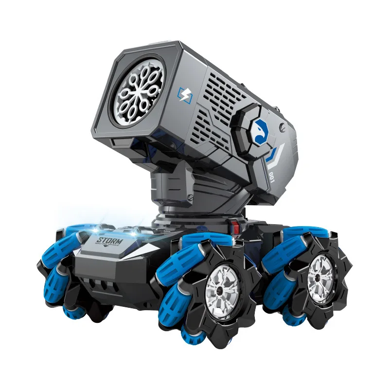 New Arrival 2.4G Remote Control Toy One-Click Mode Monster Trucks Movable 360 Rotating Luminous Mist Spray Bubble Rc Car