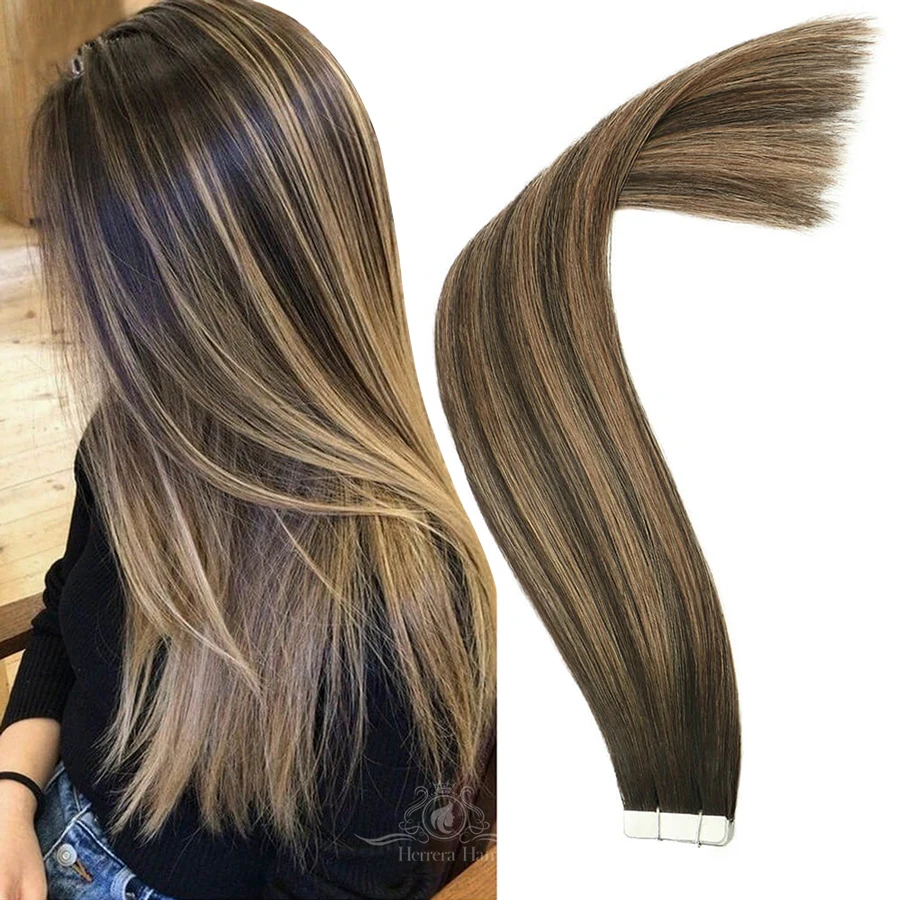 Herrera Tapein для наращивания волос блондинка harverlngerungen Echthaar Fournisseur Cheveux Naturel Humain русская лента из человеческих