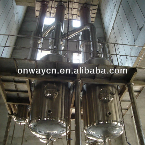 SHJO high efficient factory price Titanium vacuum falling film Evaporator Evaporation Crystallizer Waste Water Treatment