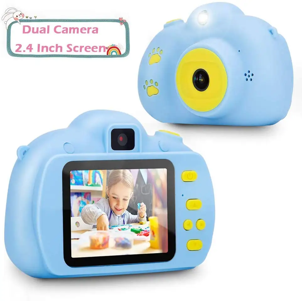 FACTORY PRICE 2.0 Inch 1080P Dual Lens Children Video Camera Cute Design Kids Video Action camera outdoor use