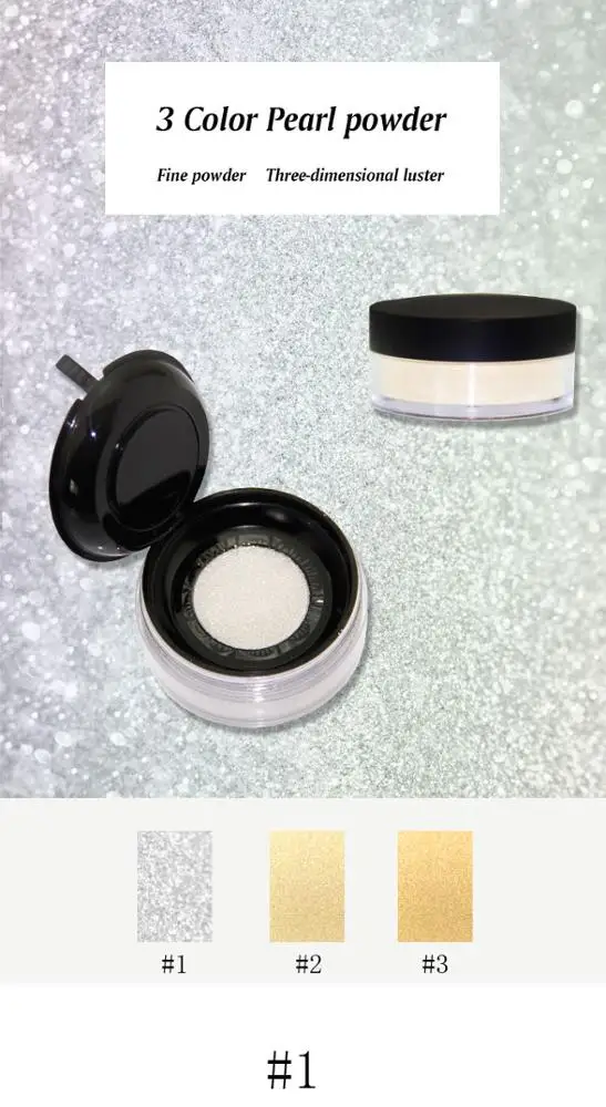 
Wholesale Makeup Shimmer Loose Powder Glow Highlighter Powder Make Your Own Brand Private label 3D Diamond Powder Makeup 