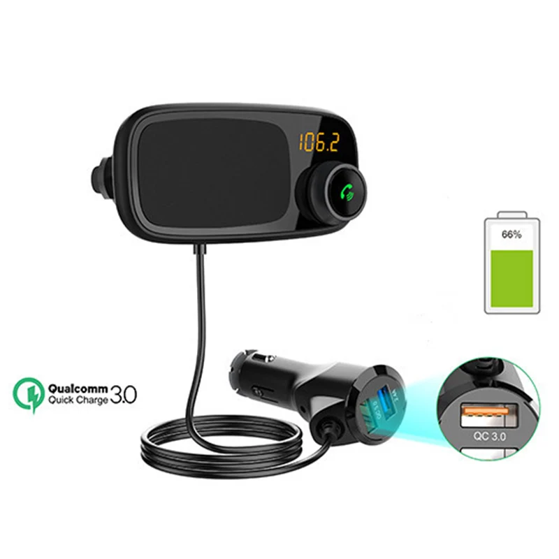 
2021 New Arrival Charger FM Bluetooth Transmitter Car Bluetooth Car Kit, Car Mp3 Player toys With Typc C 