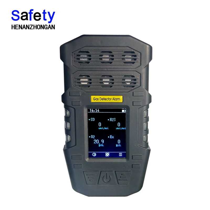 NOx NO2 NO SOX SO2 SO3  H2S gas leak analyzer, portable multi gas alarm detector