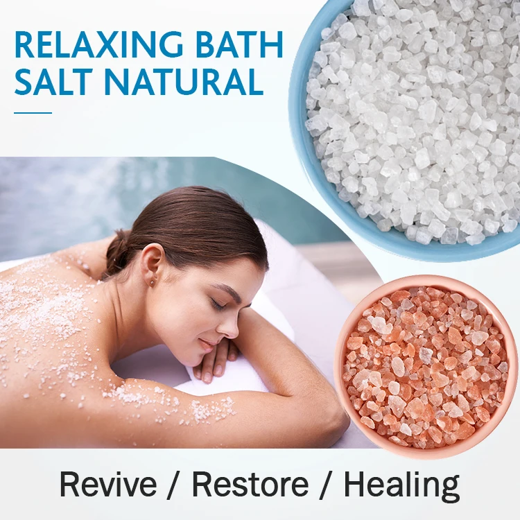 
Wholesale Private Label OEM Custom Natural Organic Spa Moisturizing Coconut Dead Sea Exfoliating Bath Soak Scrub Epsom Salt 