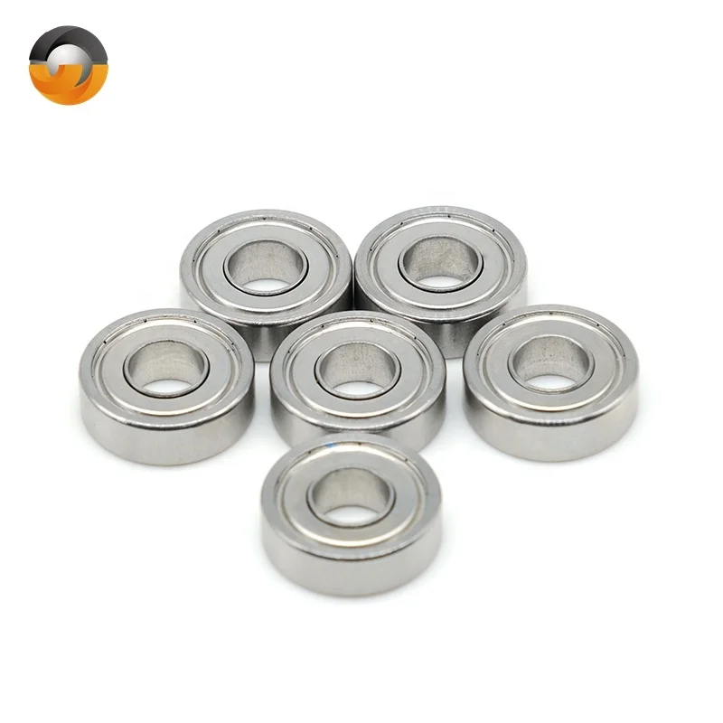 High precision miniature ball bearing by size 8x19x6mm low noise abec 7 deep groove thin wall ball 698 ZZ 9x19x6mm bearings